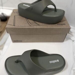 Melissa Olive Slide Sandals